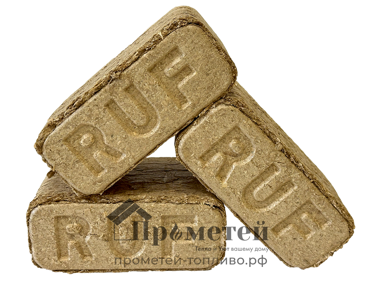 Древесный брикет «Ruf» дуб опилки